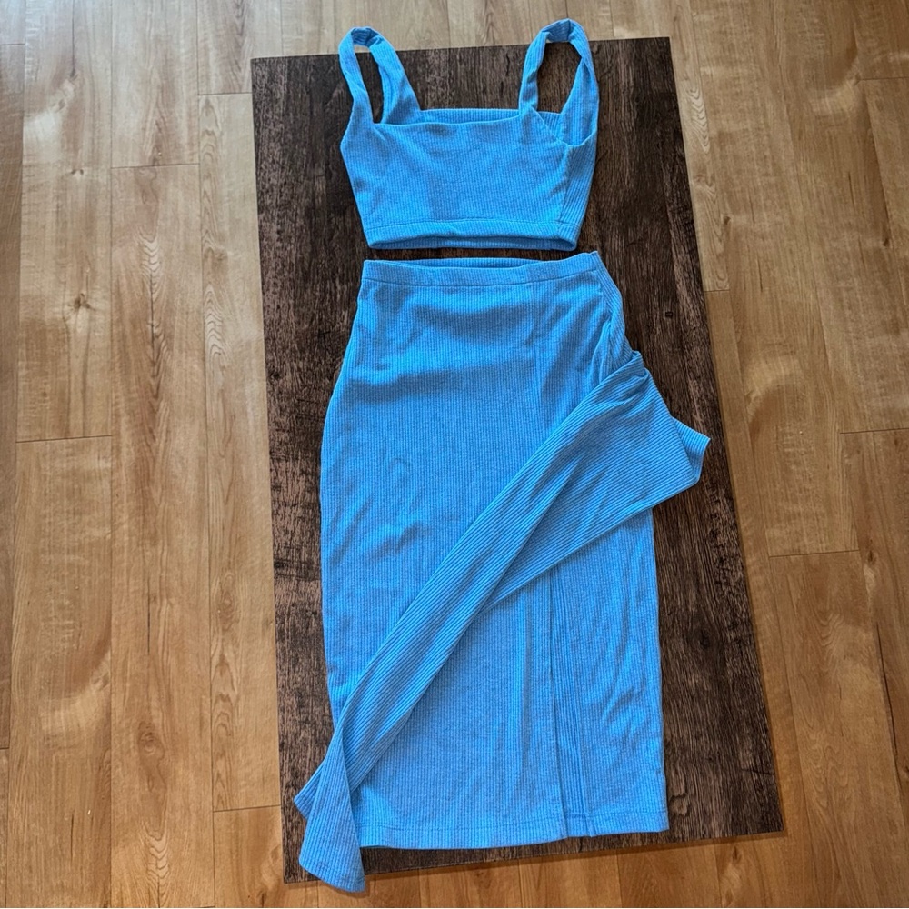 Blue Two-Piece Set